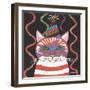 Bad Cattitudes Birthday-Sartoris ART-Framed Giclee Print