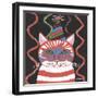 Bad Cattitudes Birthday-Sartoris ART-Framed Giclee Print