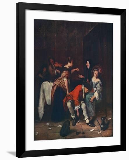 'Bad Company', c1665-Jan Steen-Framed Giclee Print