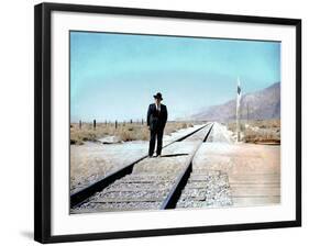 Bad Day At Black Rock, Spencer Tracy, 1955-null-Framed Photo