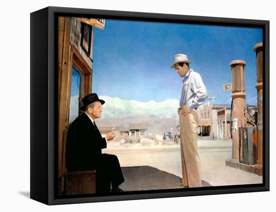 Bad Day At Black Rock, Spencer Tracy, Robert Ryan, 1955-null-Framed Stretched Canvas