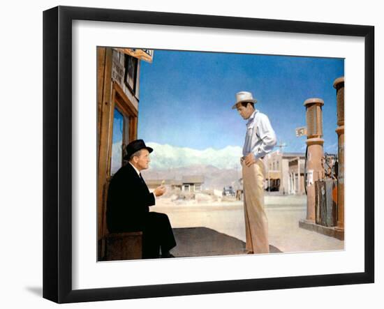 Bad Day At Black Rock, Spencer Tracy, Robert Ryan, 1955-null-Framed Photo