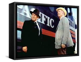 Bad Day At Black Rock, Spencer Tracy, Walter Brennan, 1955-null-Framed Stretched Canvas