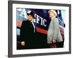 Bad Day At Black Rock, Spencer Tracy, Walter Brennan, 1955-null-Framed Photo