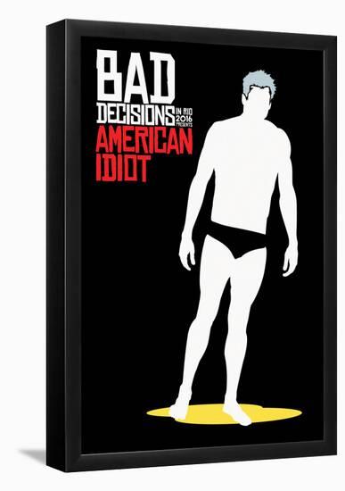 Bad Decisions American Idiot-null-Framed Poster