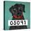 Bad Dog 05091 Black-Stephen Huneck-Stretched Canvas