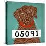 Bad Dog 05091 Choc-Stephen Huneck-Stretched Canvas