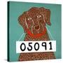 Bad Dog 05091 Choc-Stephen Huneck-Stretched Canvas