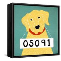 Bad Dog 05091 Yellow-Stephen Huneck-Framed Stretched Canvas