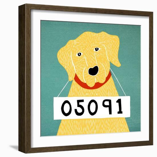 Bad Dog 05091 Yellow-Stephen Huneck-Framed Giclee Print