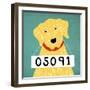 Bad Dog 05091 Yellow-Stephen Huneck-Framed Giclee Print