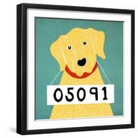 Bad Dog 05091 Yellow-Stephen Huneck-Framed Giclee Print