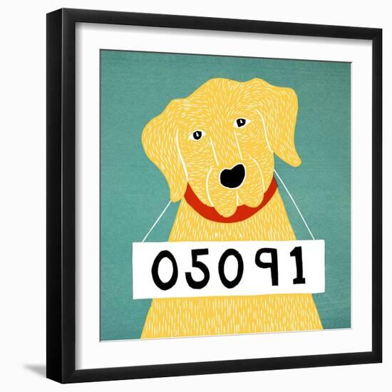 Bad Dog 05091 Yellow-Stephen Huneck-Framed Giclee Print