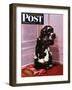 "Bad Dog, Butch," Saturday Evening Post Cover, September 20, 1947-Albert Staehle-Framed Giclee Print