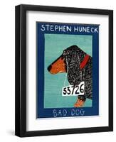 Bad Dog Dachshund-Stephen Huneck-Framed Premium Giclee Print