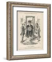 Bad Example, Disraeli and Gladstone at Loggerheads-John Tenniel-Framed Art Print