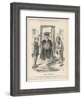 Bad Example, Disraeli and Gladstone at Loggerheads-John Tenniel-Framed Art Print