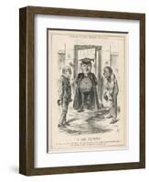 Bad Example, Disraeli and Gladstone at Loggerheads-John Tenniel-Framed Art Print