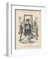 Bad Example, Disraeli and Gladstone at Loggerheads-John Tenniel-Framed Art Print