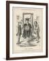 Bad Example, Disraeli and Gladstone at Loggerheads-John Tenniel-Framed Art Print