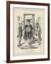 Bad Example, Disraeli and Gladstone at Loggerheads-John Tenniel-Framed Art Print