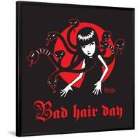 Bad Hair Day-Emily the Strange-Framed Poster