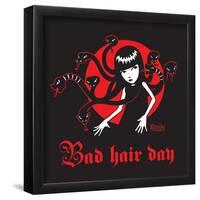 Bad Hair Day-Emily the Strange-Framed Poster