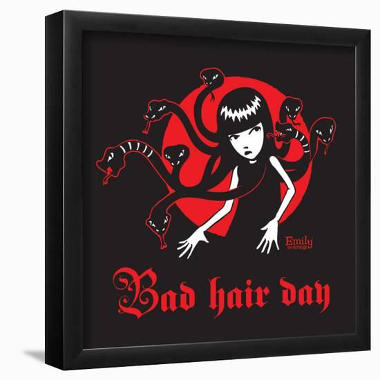 Bad Hair Day-Emily the Strange-Framed Poster