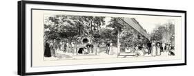 Bad Homburg Vor Der Hohe, Germany: the Louis Spring and the Promenade at the Kursaal, 1890-null-Framed Premium Giclee Print