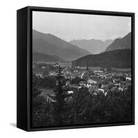 Bad Ischl, at the Foot of Hoher Dachstein, Salzkammergut, Austria, C1900s-Wurthle & Sons-Framed Stretched Canvas
