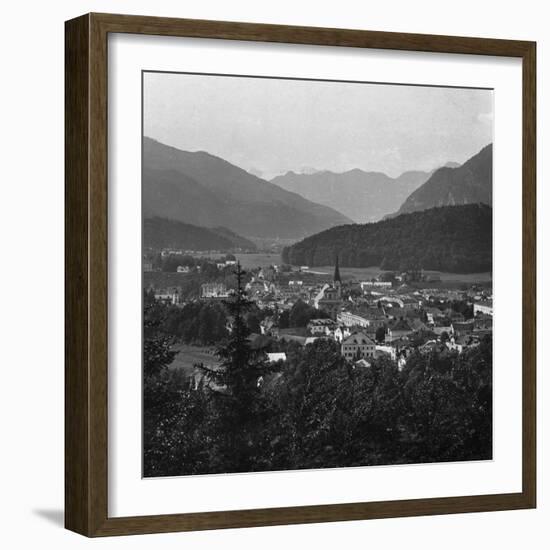 Bad Ischl, at the Foot of Hoher Dachstein, Salzkammergut, Austria, C1900s-Wurthle & Sons-Framed Photographic Print