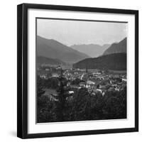 Bad Ischl, at the Foot of Hoher Dachstein, Salzkammergut, Austria, C1900s-Wurthle & Sons-Framed Photographic Print