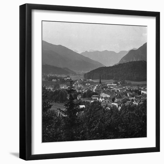 Bad Ischl, at the Foot of Hoher Dachstein, Salzkammergut, Austria, C1900s-Wurthle & Sons-Framed Photographic Print