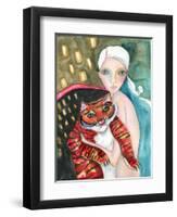 Bad Kitty-Wyanne-Framed Giclee Print