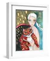 Bad Kitty-Wyanne-Framed Giclee Print