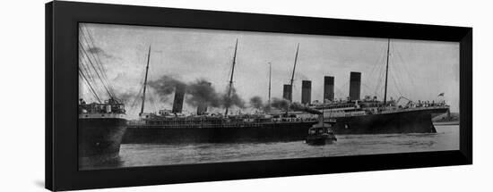 Bad Omen for the Titanic-null-Framed Art Print