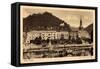 Bad Schandau, Elbe, Dampfschiff Leitmeritz, Ort-null-Framed Stretched Canvas