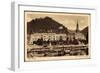 Bad Schandau, Elbe, Dampfschiff Leitmeritz, Ort-null-Framed Giclee Print