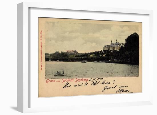 Bad Segeberg Bonn, Teilansicht Der Ortschaft, Boote-null-Framed Giclee Print