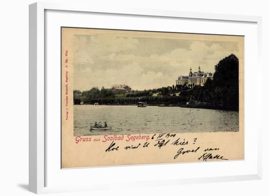 Bad Segeberg Bonn, Teilansicht Der Ortschaft, Boote-null-Framed Giclee Print