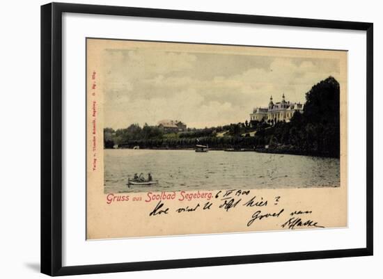 Bad Segeberg Bonn, Teilansicht Der Ortschaft, Boote-null-Framed Giclee Print