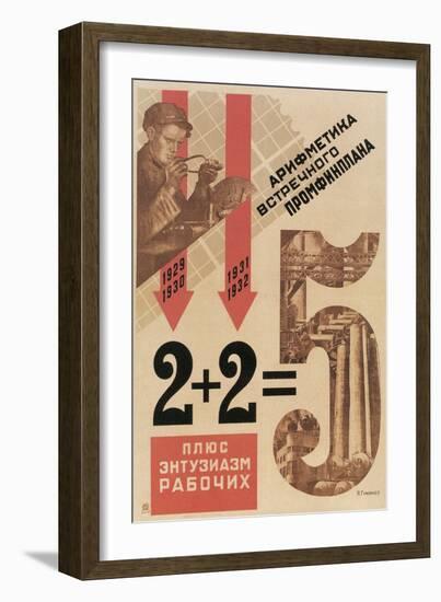 Bad Soviet Math-null-Framed Art Print