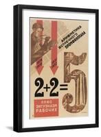 Bad Soviet Math-null-Framed Art Print