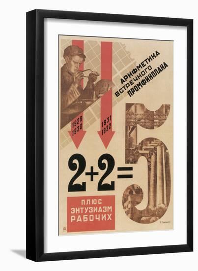 Bad Soviet Math-null-Framed Art Print