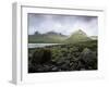 Bad Weather Near Torrin, Cuillin Hills, Isle of Skye, Highlands, Scotland, United Kingdom, Europe-Patrick Dieudonne-Framed Photographic Print