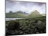 Bad Weather Near Torrin, Cuillin Hills, Isle of Skye, Highlands, Scotland, United Kingdom, Europe-Patrick Dieudonne-Mounted Photographic Print