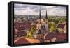 Bad Wimpfen, Germany, Old Town-Rona Schwarz-Framed Stretched Canvas