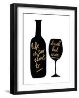 Bad Wine-Erin Clark-Framed Giclee Print