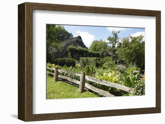 Bad Zwischenahn, Garden in the open-air museum Ammerland farmhouse-Torsten Krüger-Framed Photographic Print