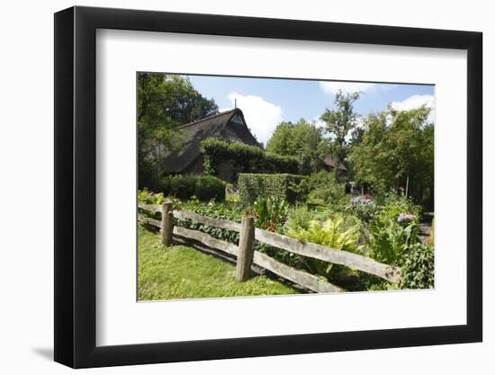 Bad Zwischenahn, Garden in the open-air museum Ammerland farmhouse-Torsten Krüger-Framed Photographic Print